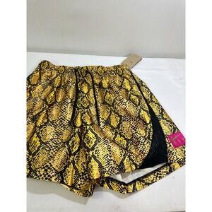 Nike Women's Rebel Fly Basketball Shorts Size‎ Small Gold/Black DH7348-709 New